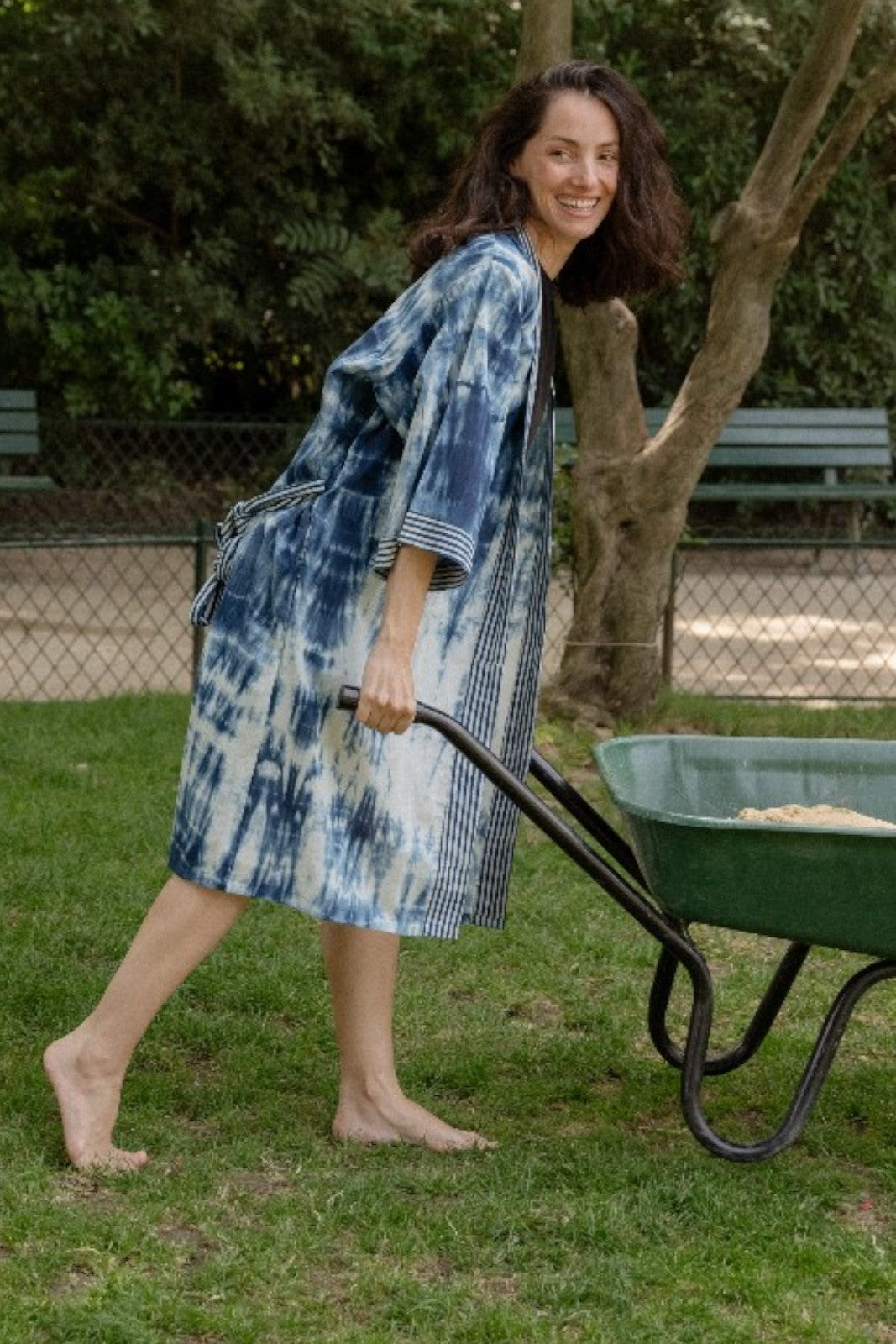 kimono pondicherry cl x lald coton indien