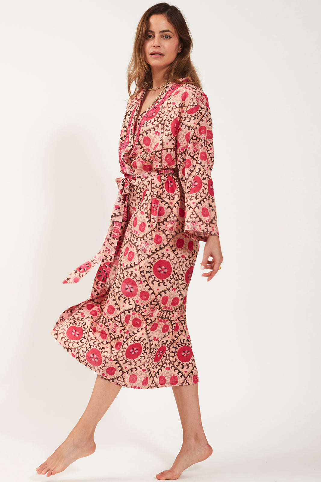 kimono samarcande coton indien