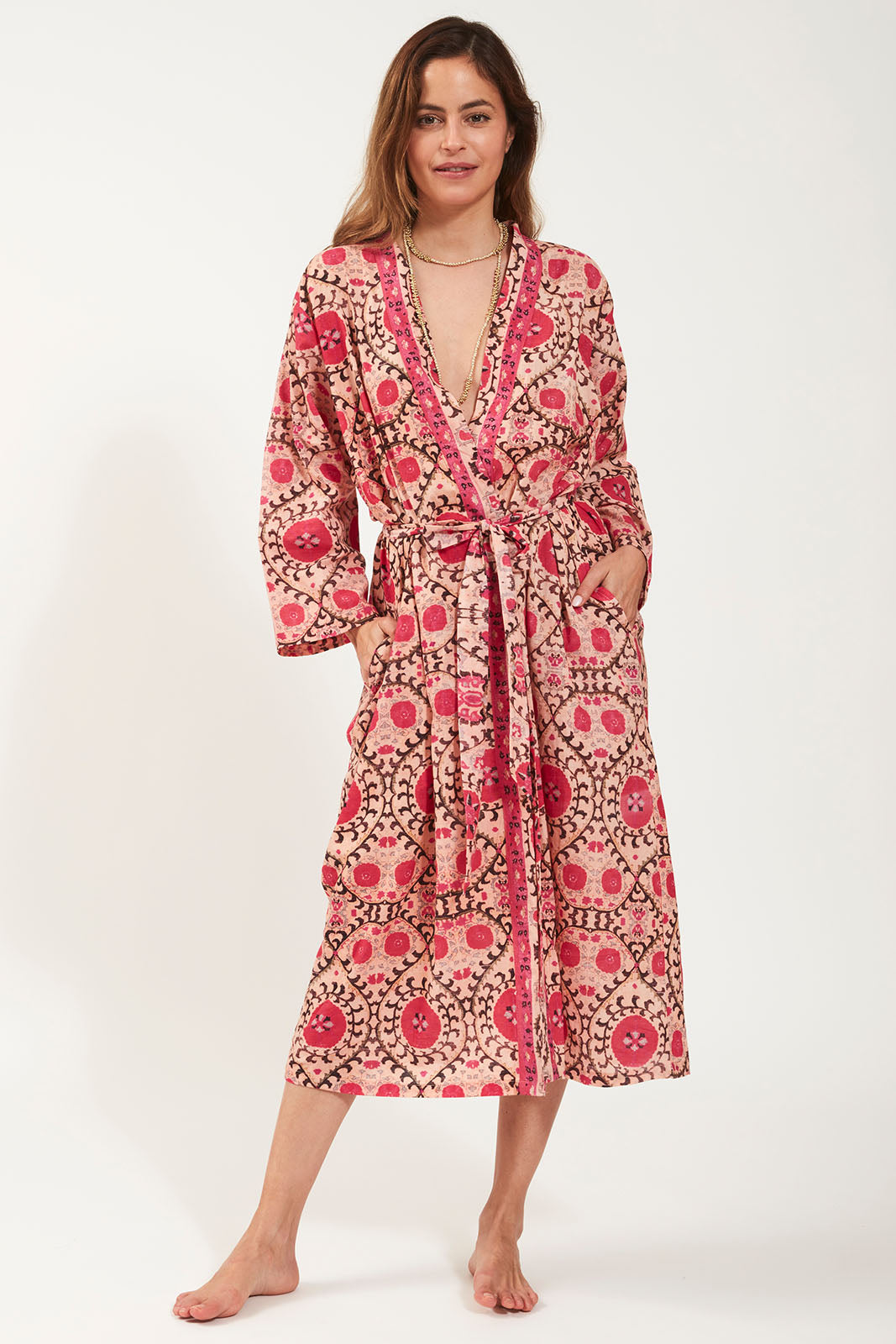 kimono samarcande coton indien