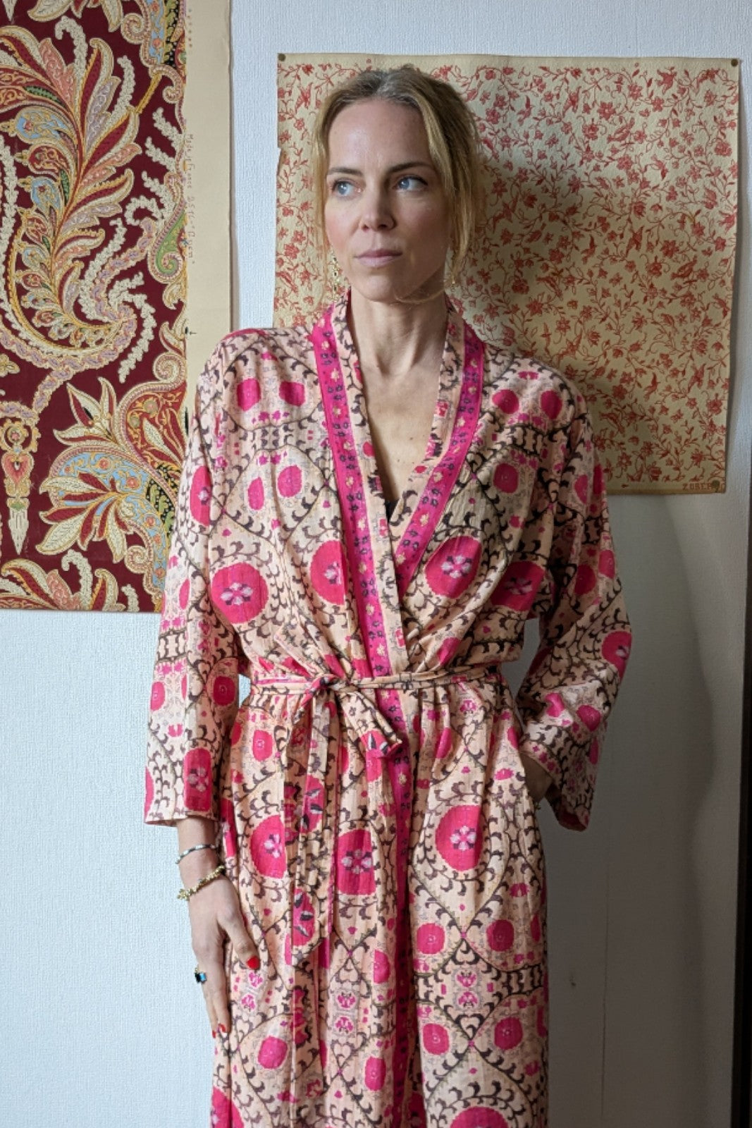 Kimono Samarcande SUZANI ROSE