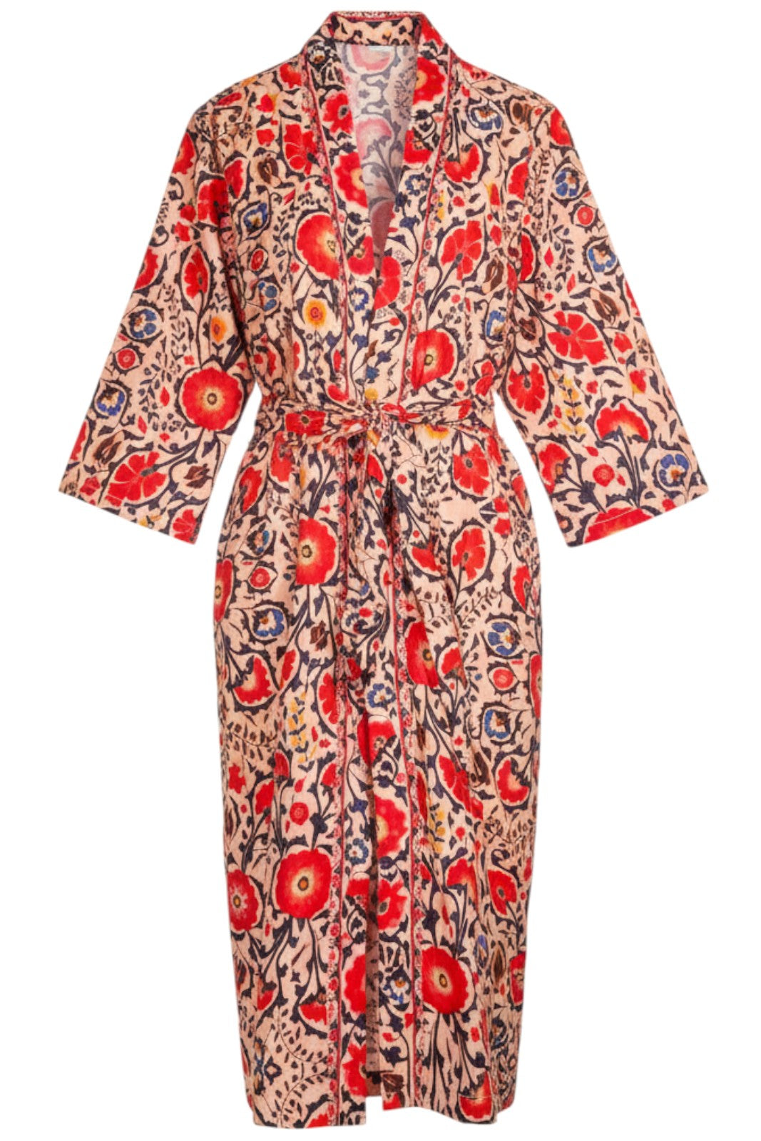 Kimono Samarcande SUZANI ROUGE