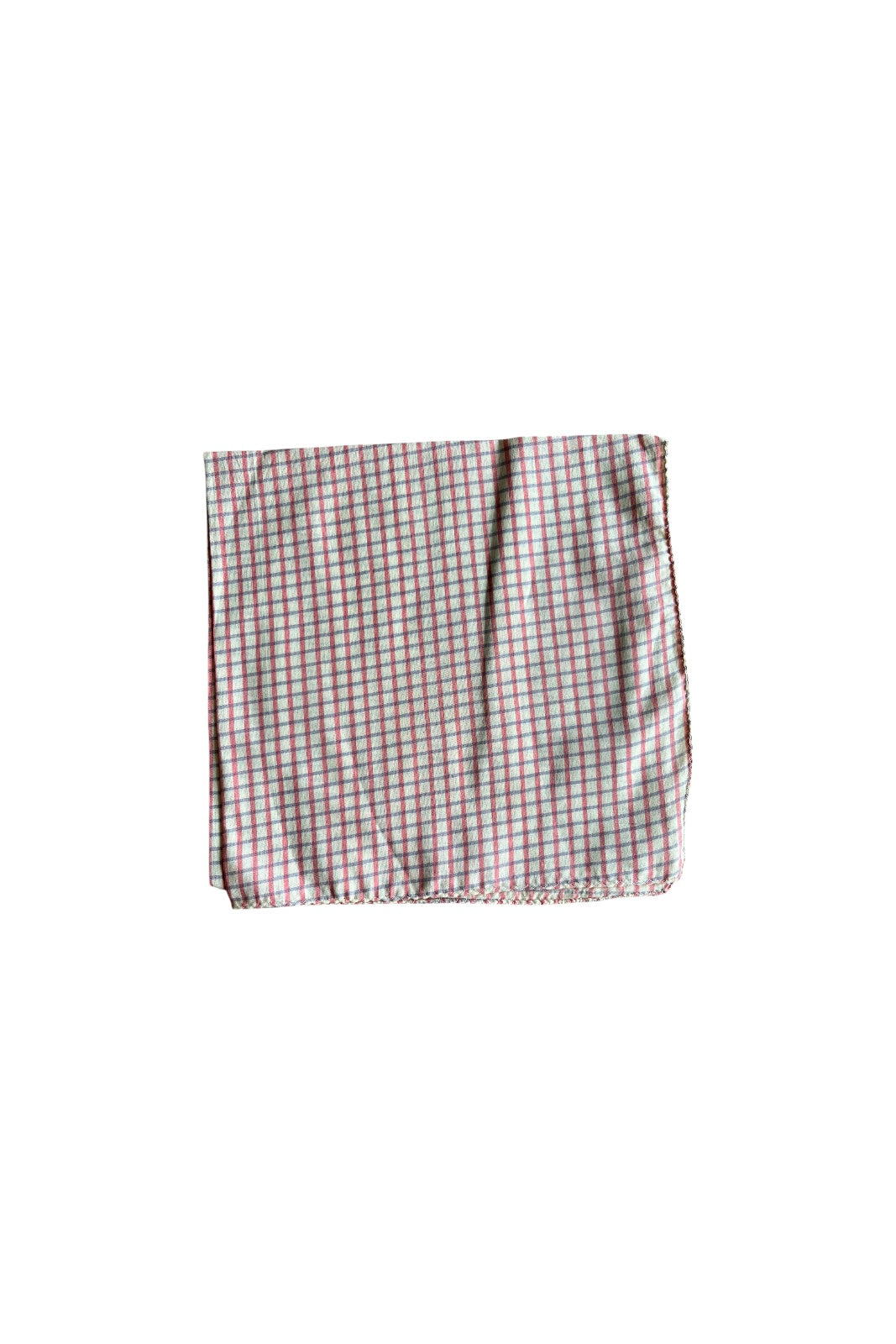 Lot de 4 serviettes de table CARREAUX ROSE