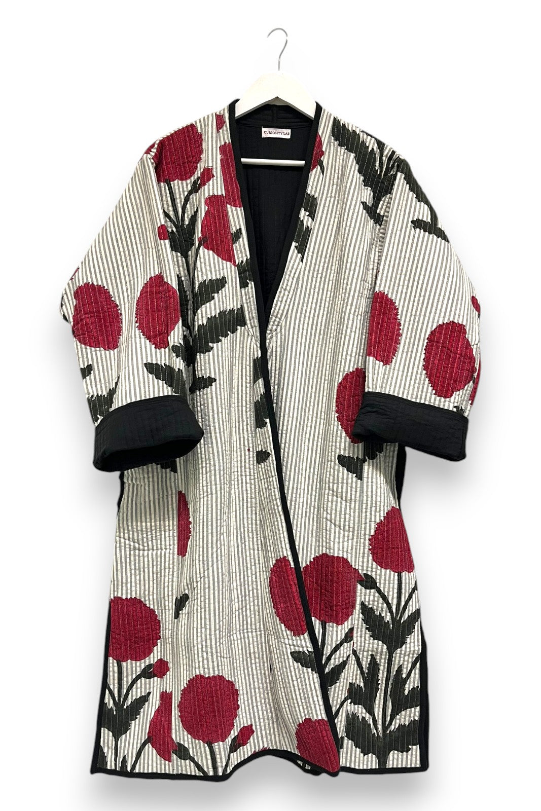 manteau block print coton indien