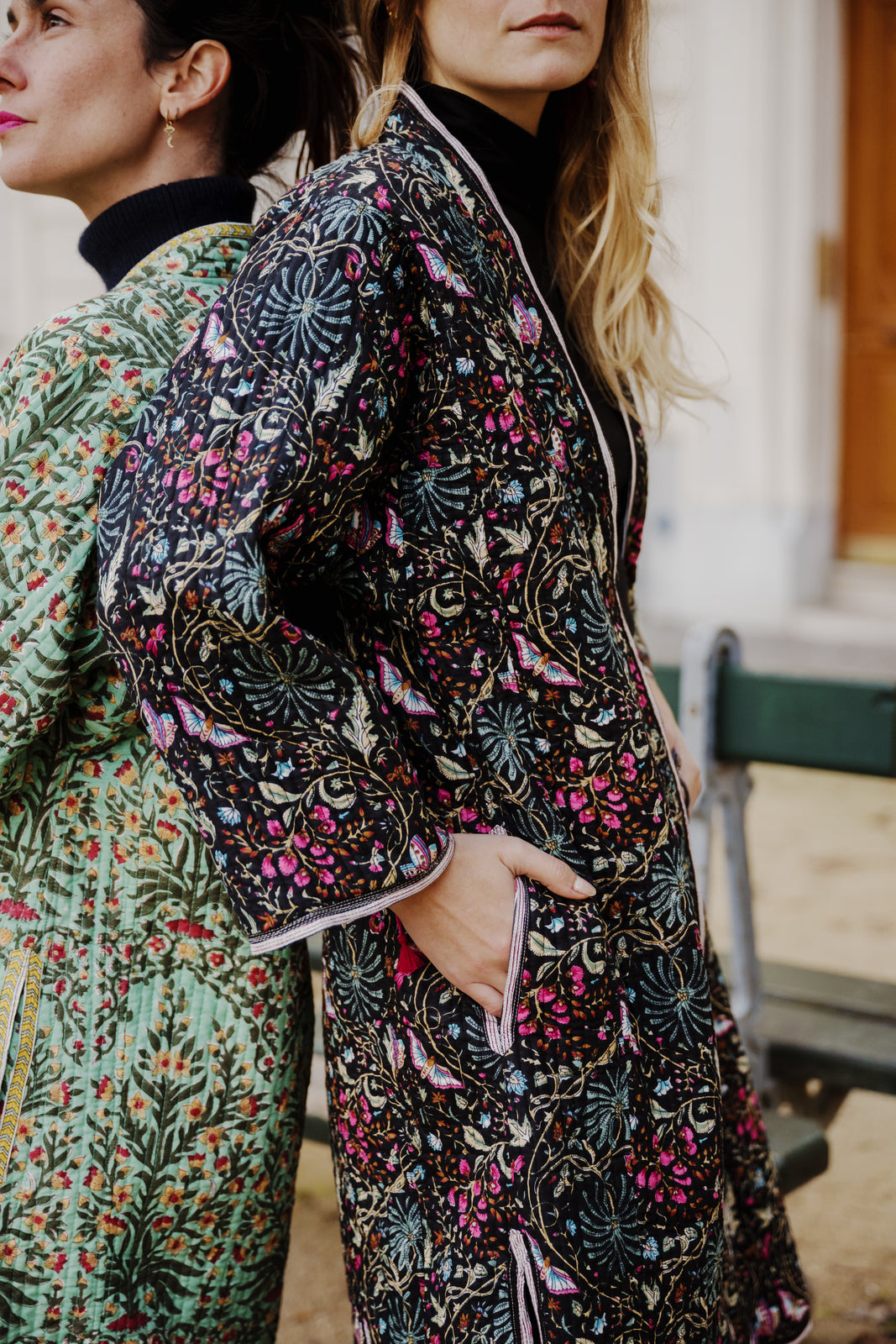 manteau prasaann coton indien