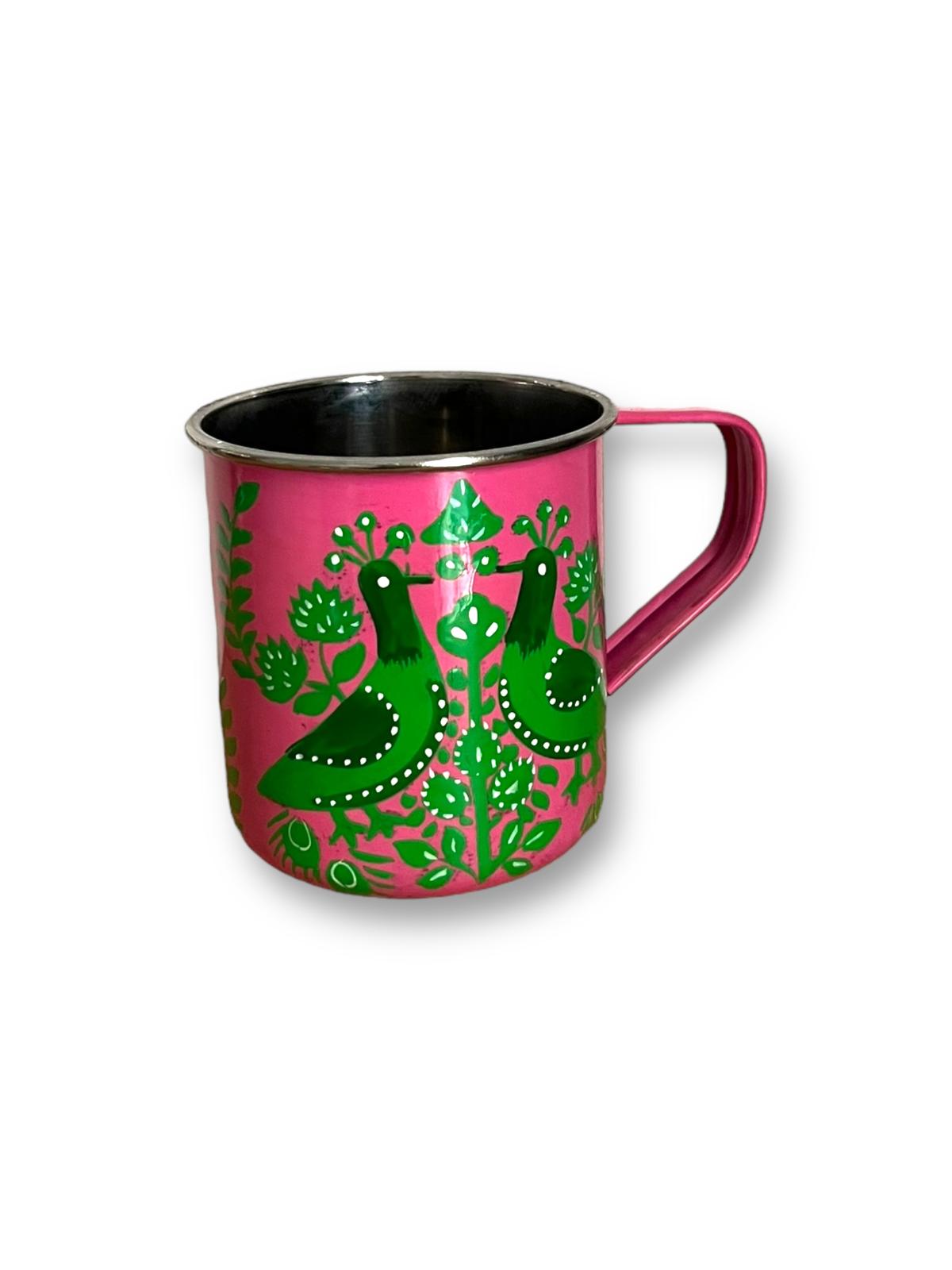 Mug Inox Srinagar PEACOCK ROSE