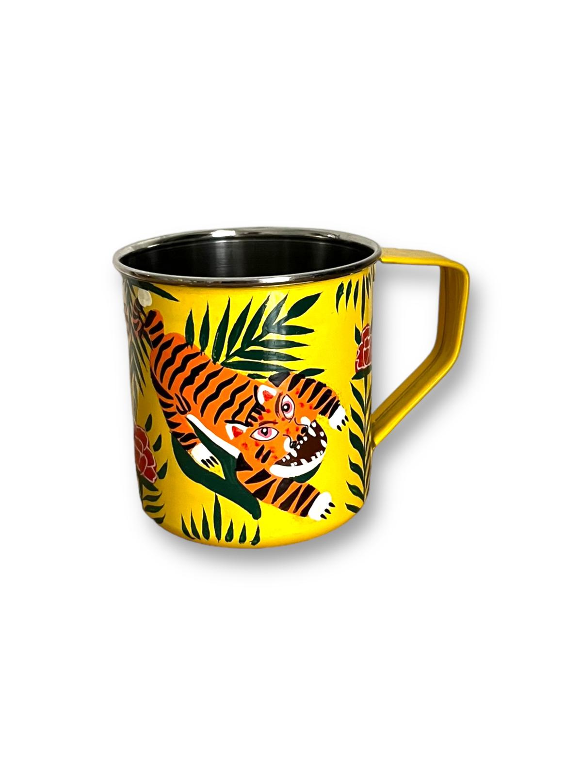Mug Inox Srinagar TIGRE JAUNE