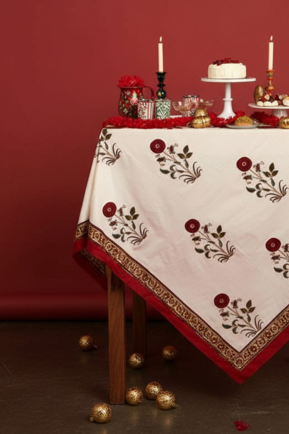 Nappe Khanaa POPPIES ROUGE