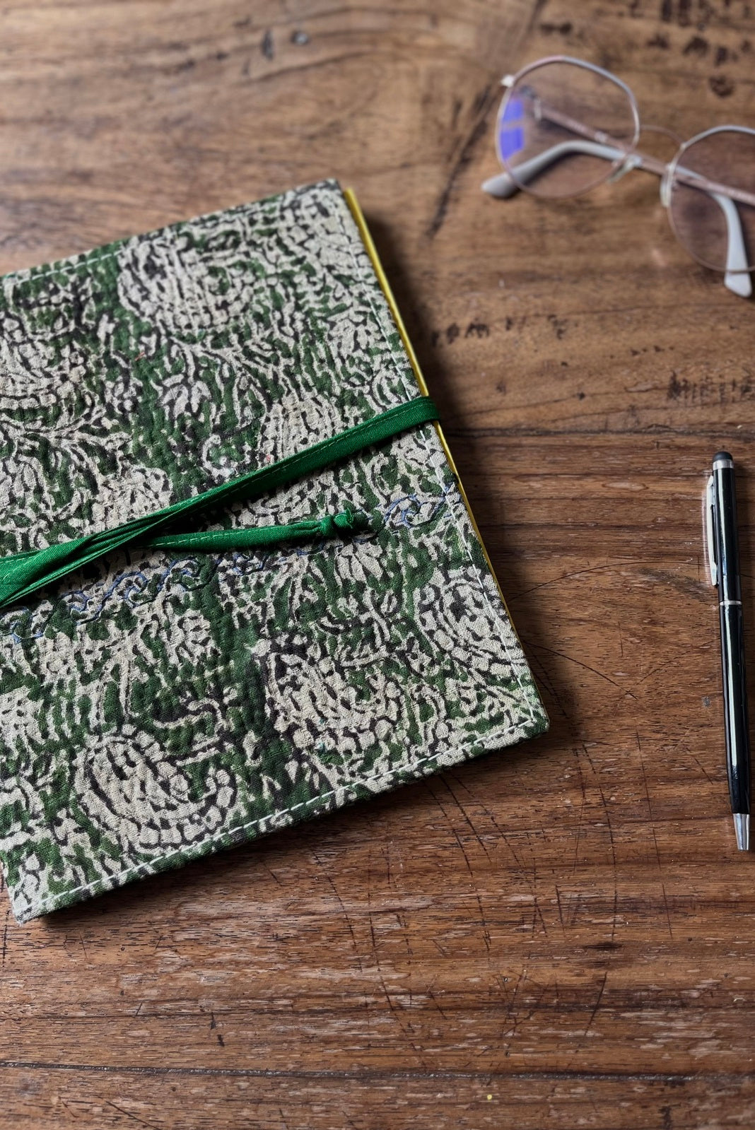Note book Kantha VERT