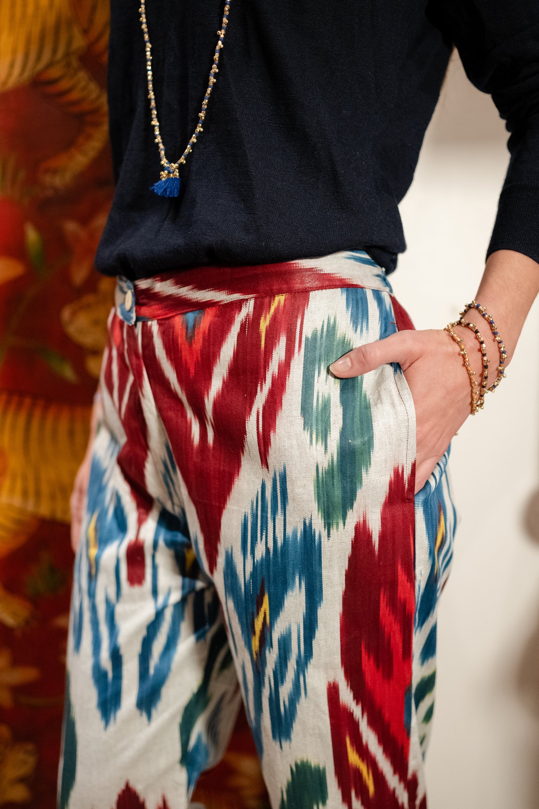 Pantalon Ikat