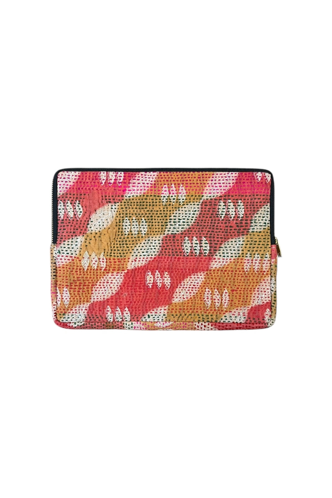 Pochette IPad Kantha ORANGE