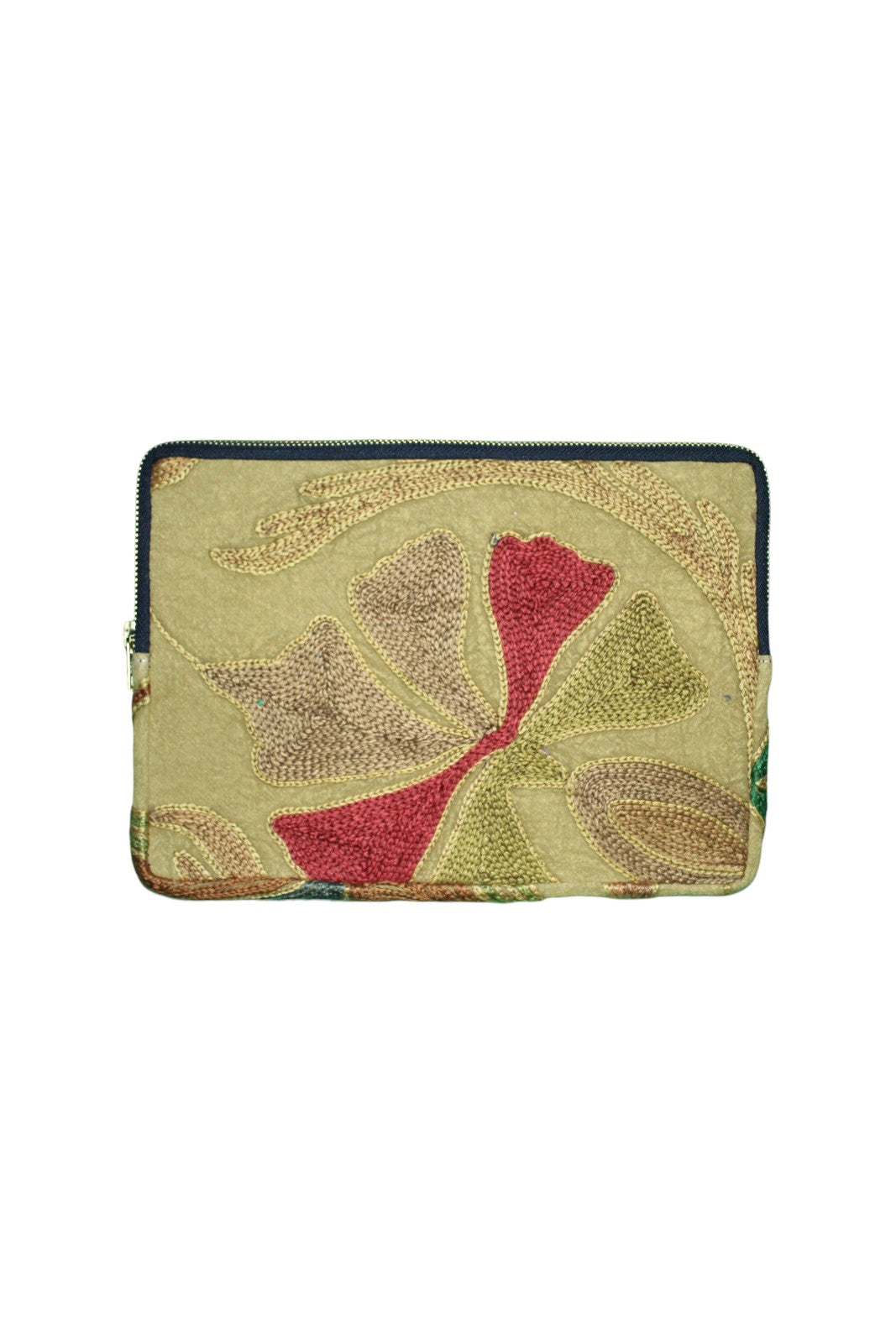 Pochette Ipad Suzani 20X28CM OCRE