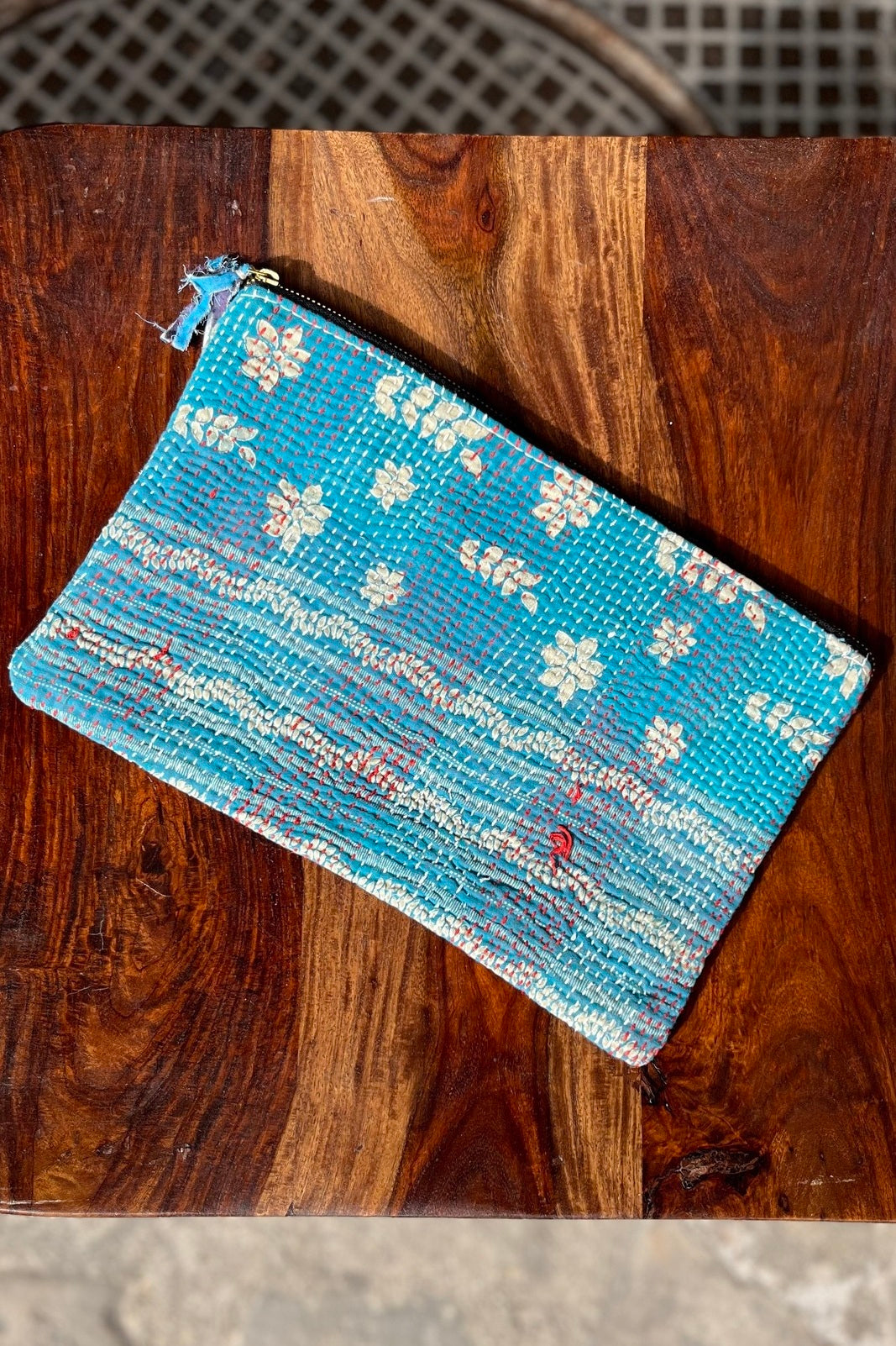 pochette m kantha bengale coton indien kantha
