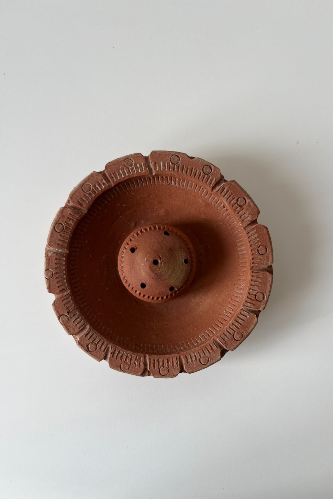 porte encens terracotta terracotta