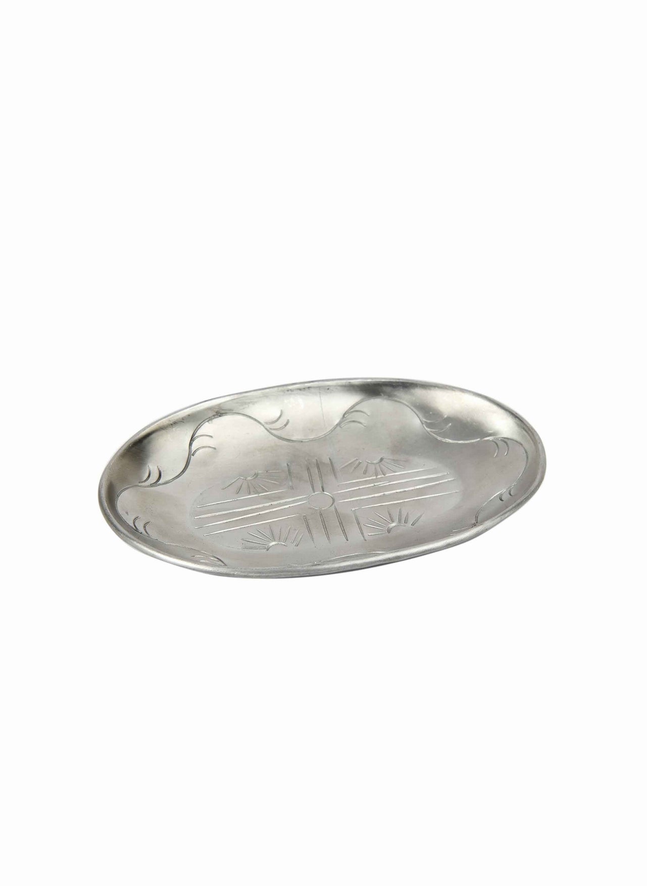 porte savon metal martele aluminium