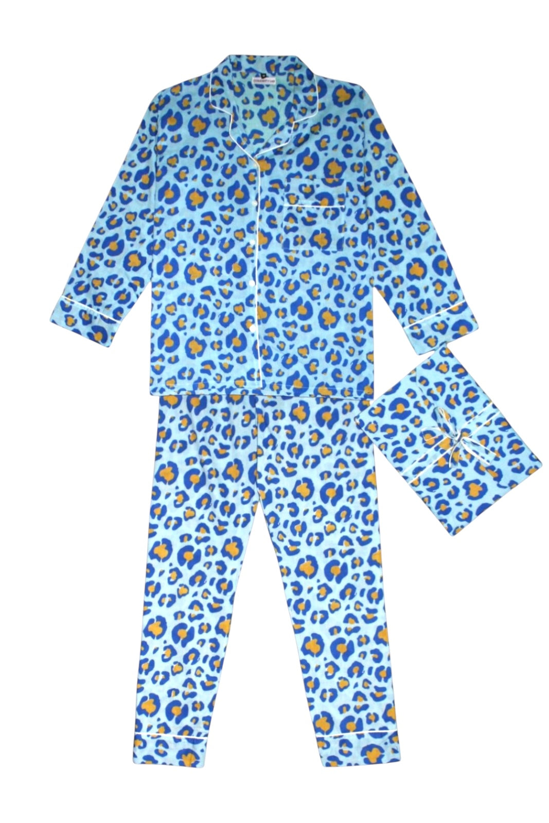pyjama mandu leopard coton indien
