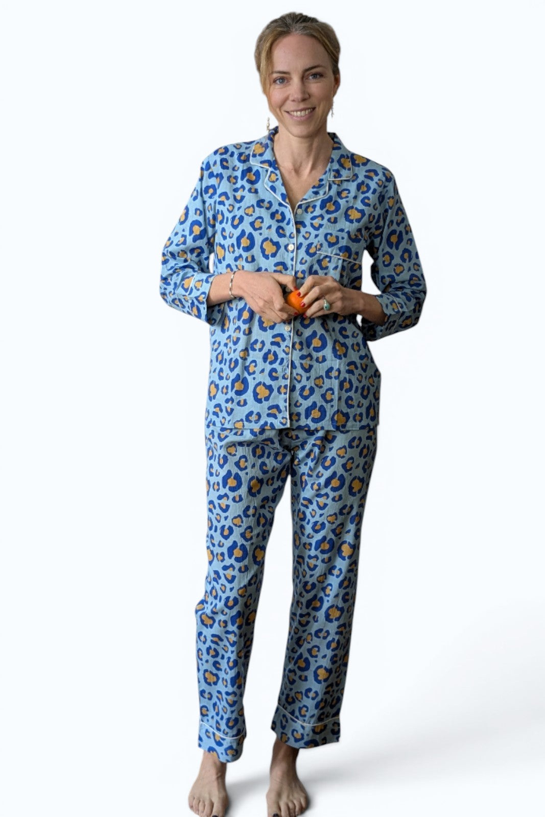 Pyjama Léopard BLEU