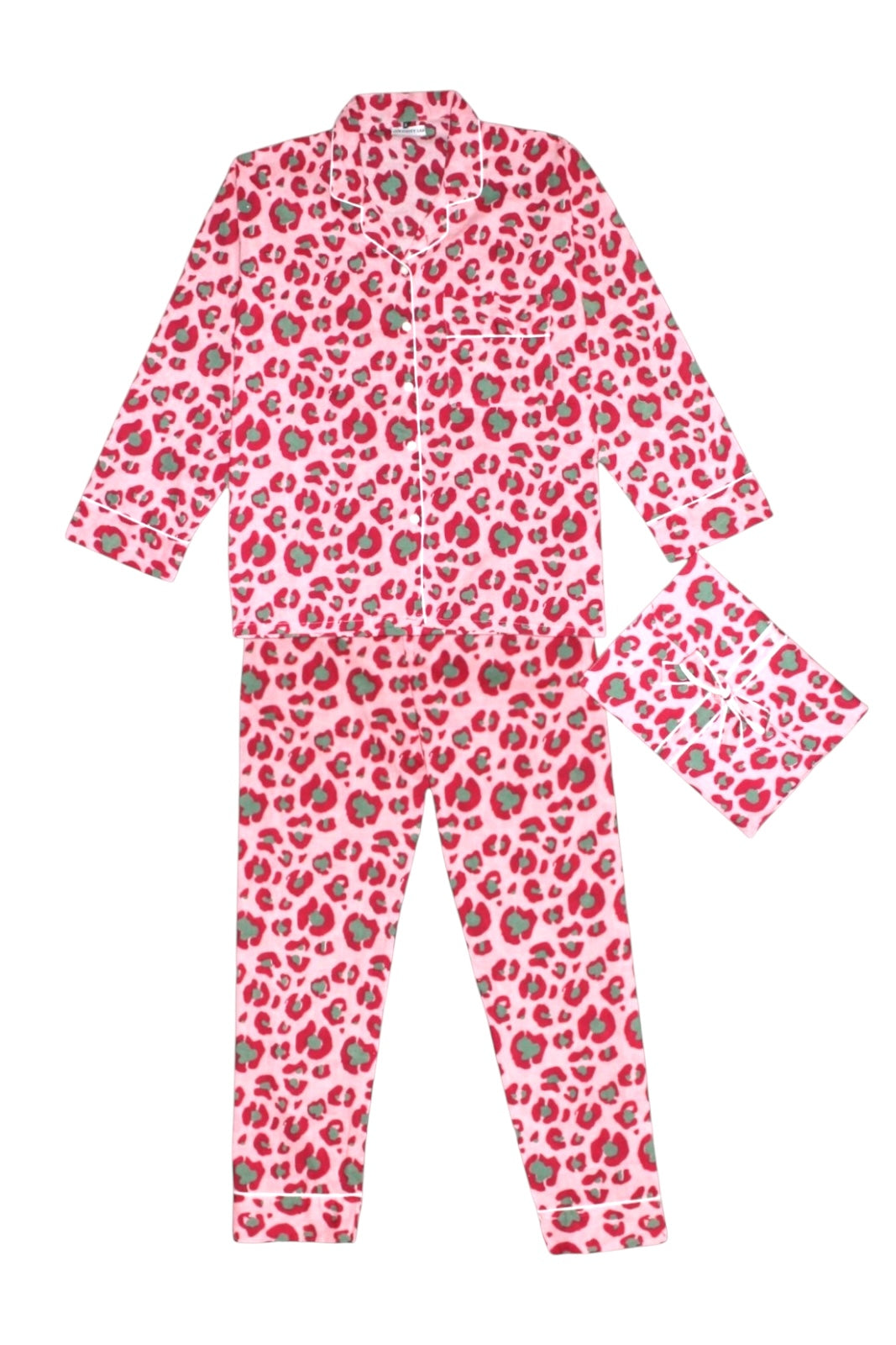 pyjama mandu leopard coton indien