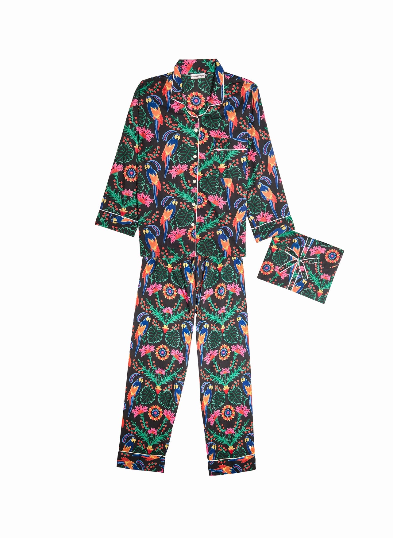 pyjama mandu parrot coton indien