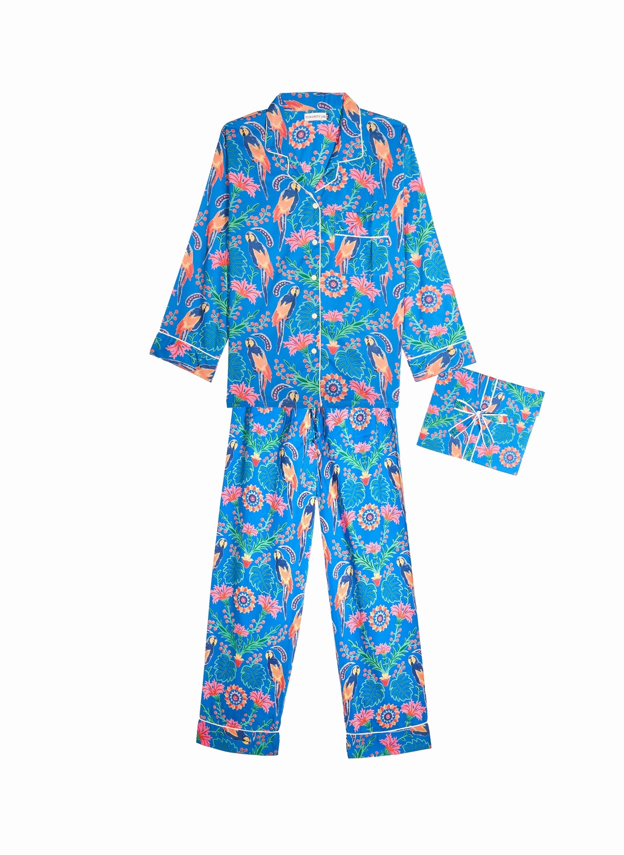 pyjama mandu parrot coton indien