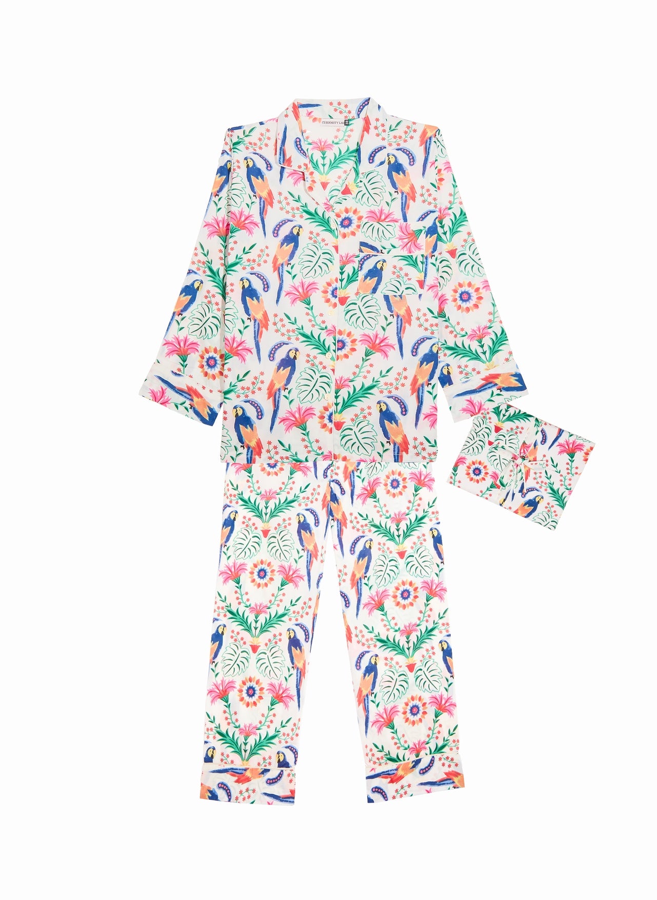 pyjama mandu parrot coton indien