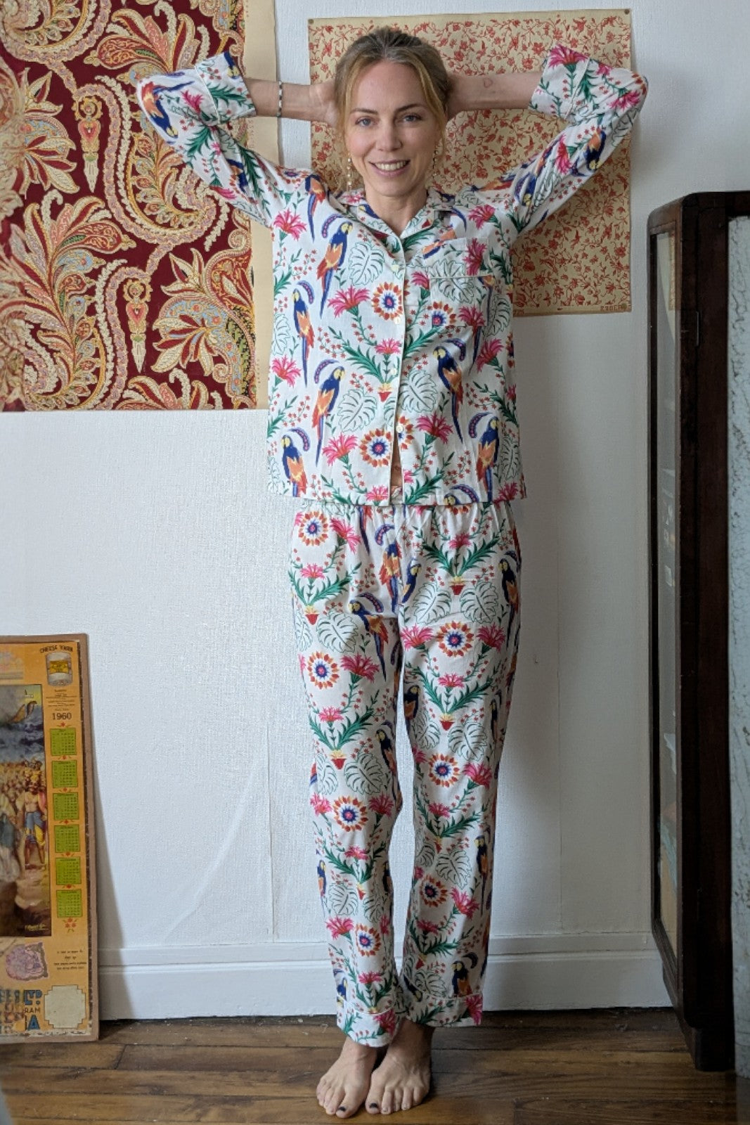 Pyjama Parrot WHITE