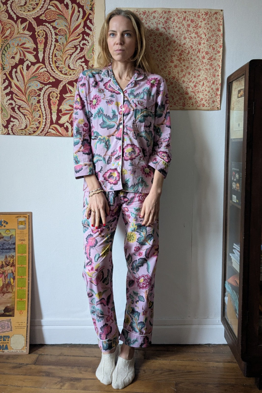 pyjama mandu vintage coton indien
