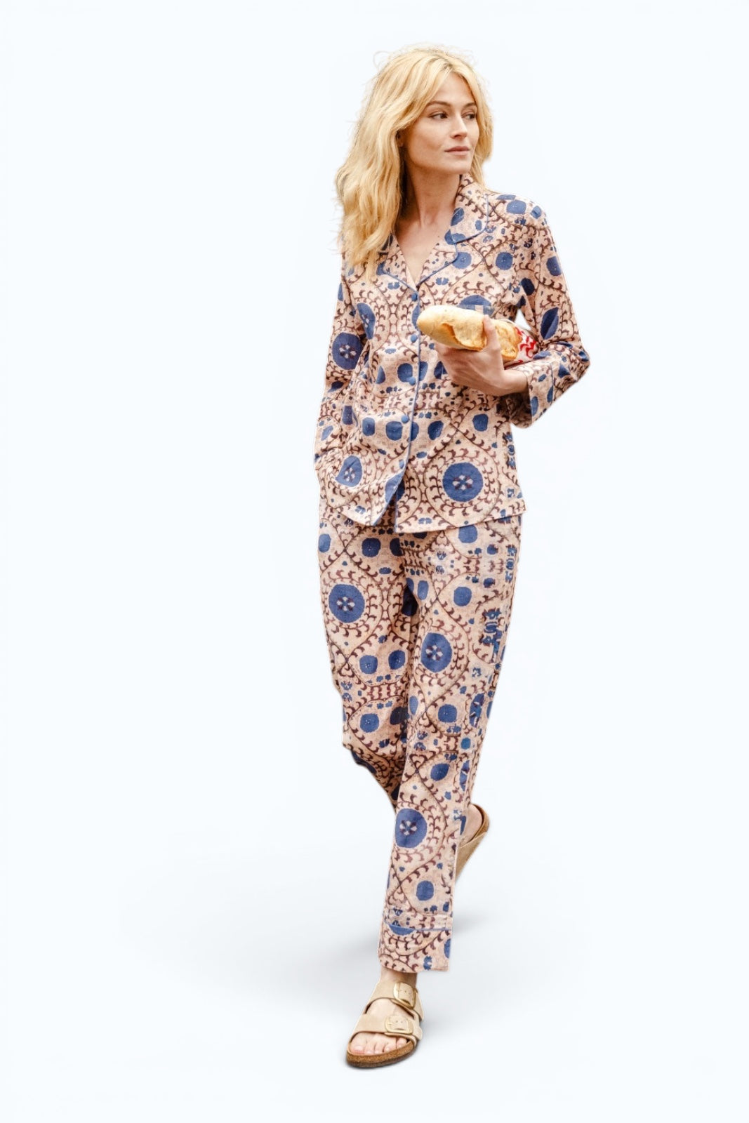 Pyjama Samarcande SUZANI BLEU