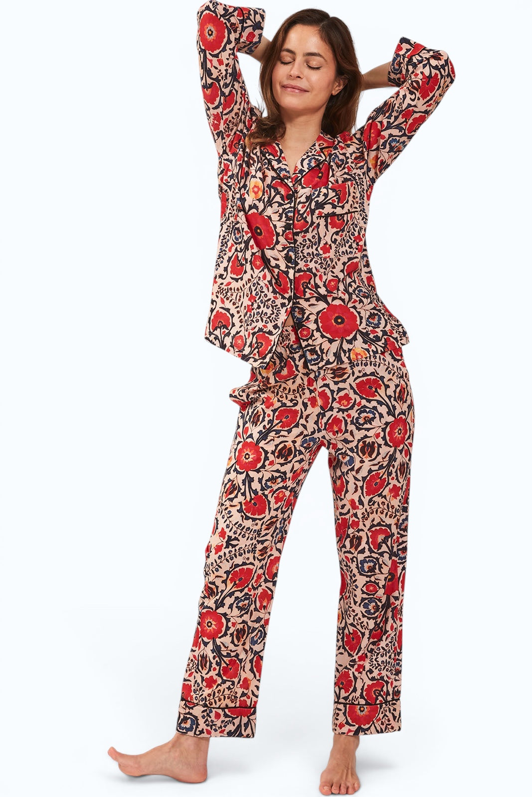 Pyjama Samarcande SUZANI ROUGE