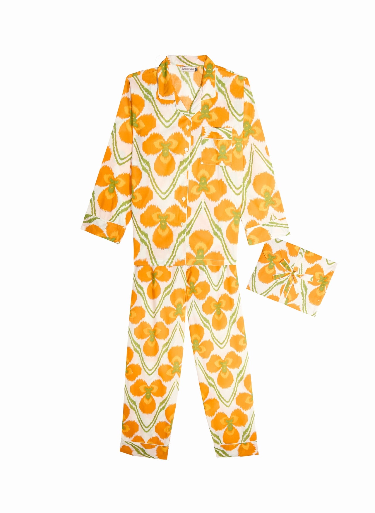 Pyjama Mandu IKAT MOUTARDE