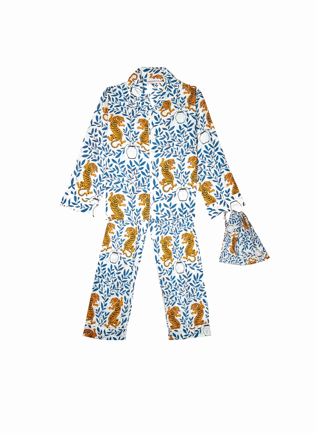 Pyjama Set Mandu Kids 8 ANS BAGHEERA BLANC