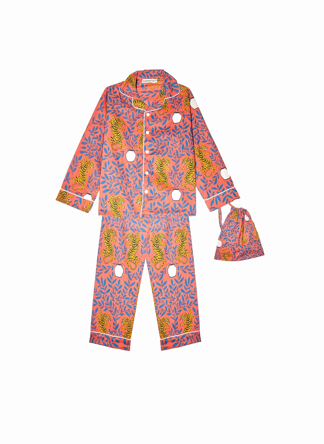 Pyjama Set Mandu Kids BAGHEERA TERRACOTTA