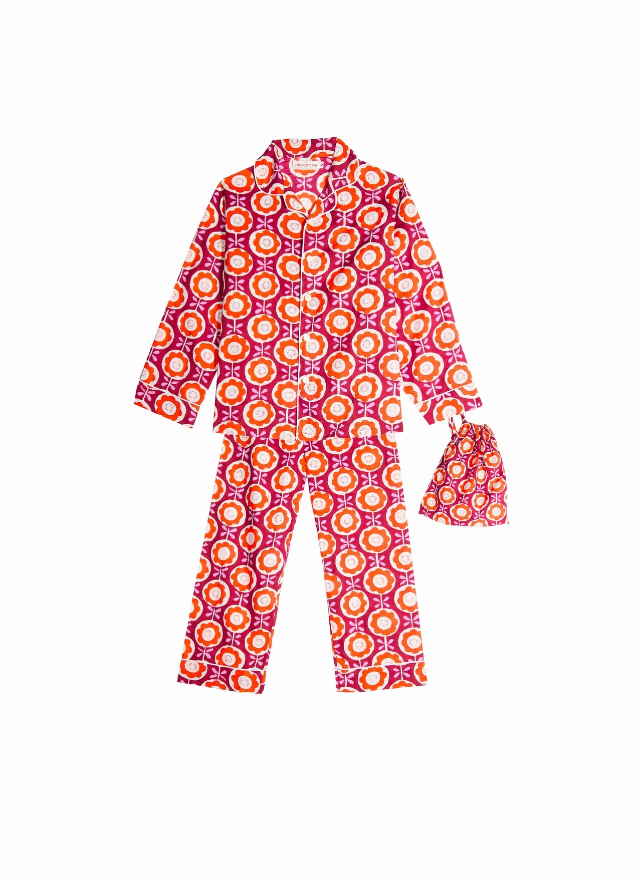 Pyjama Set Mandu Kids MARGOT BORDEAUX