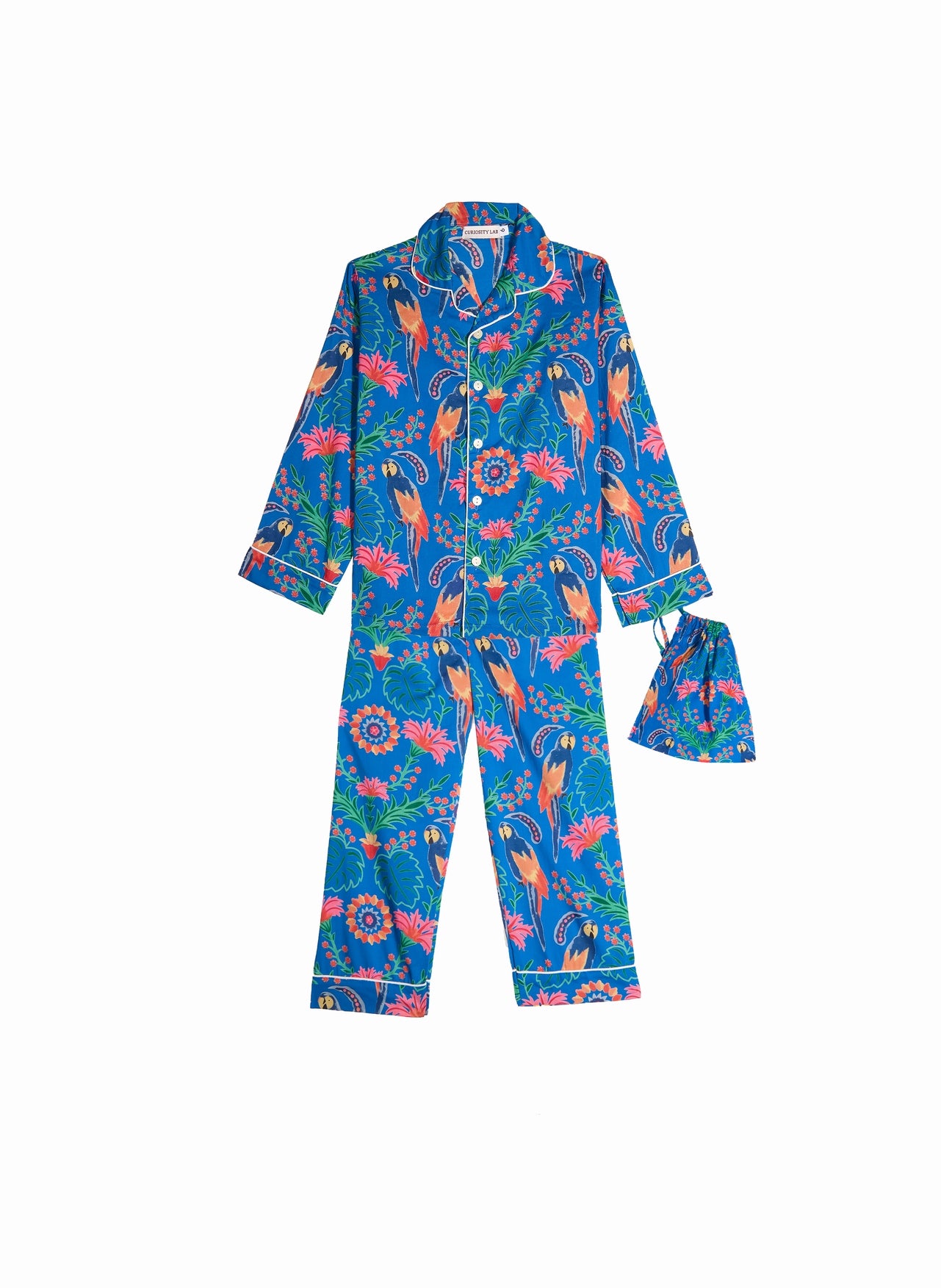 Pyjama Set Mandu Kids PARROT BLUE