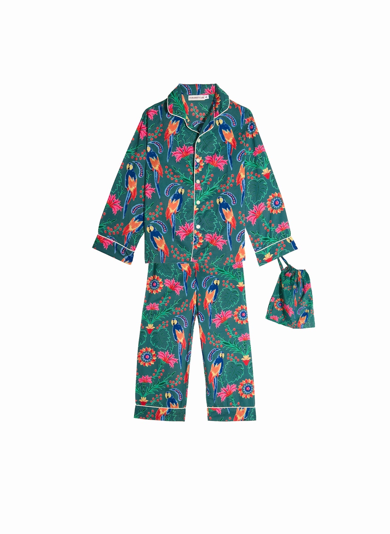 Pyjama Set Mandu Kids PARROT GREEN