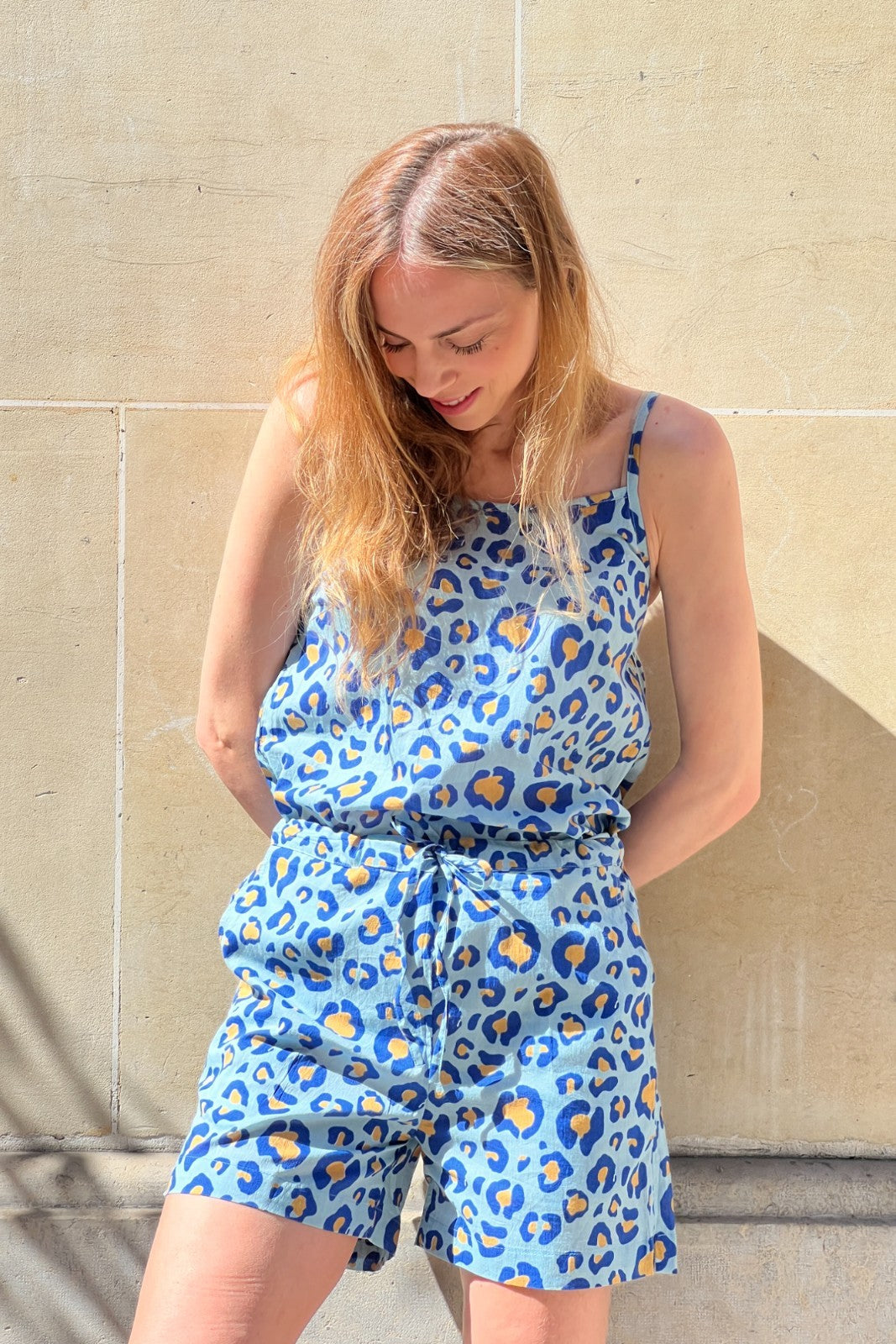 pyjama short mandu coton indien