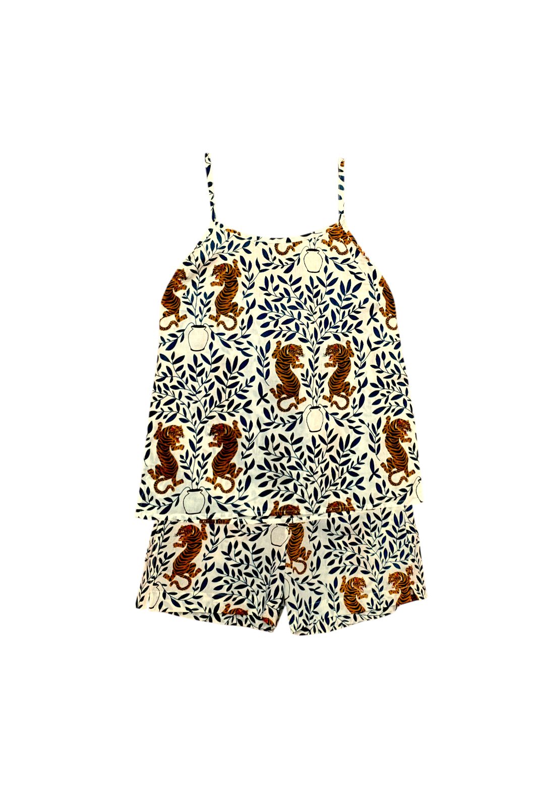 Pyjama short Mandu BAGHEERA BLANC