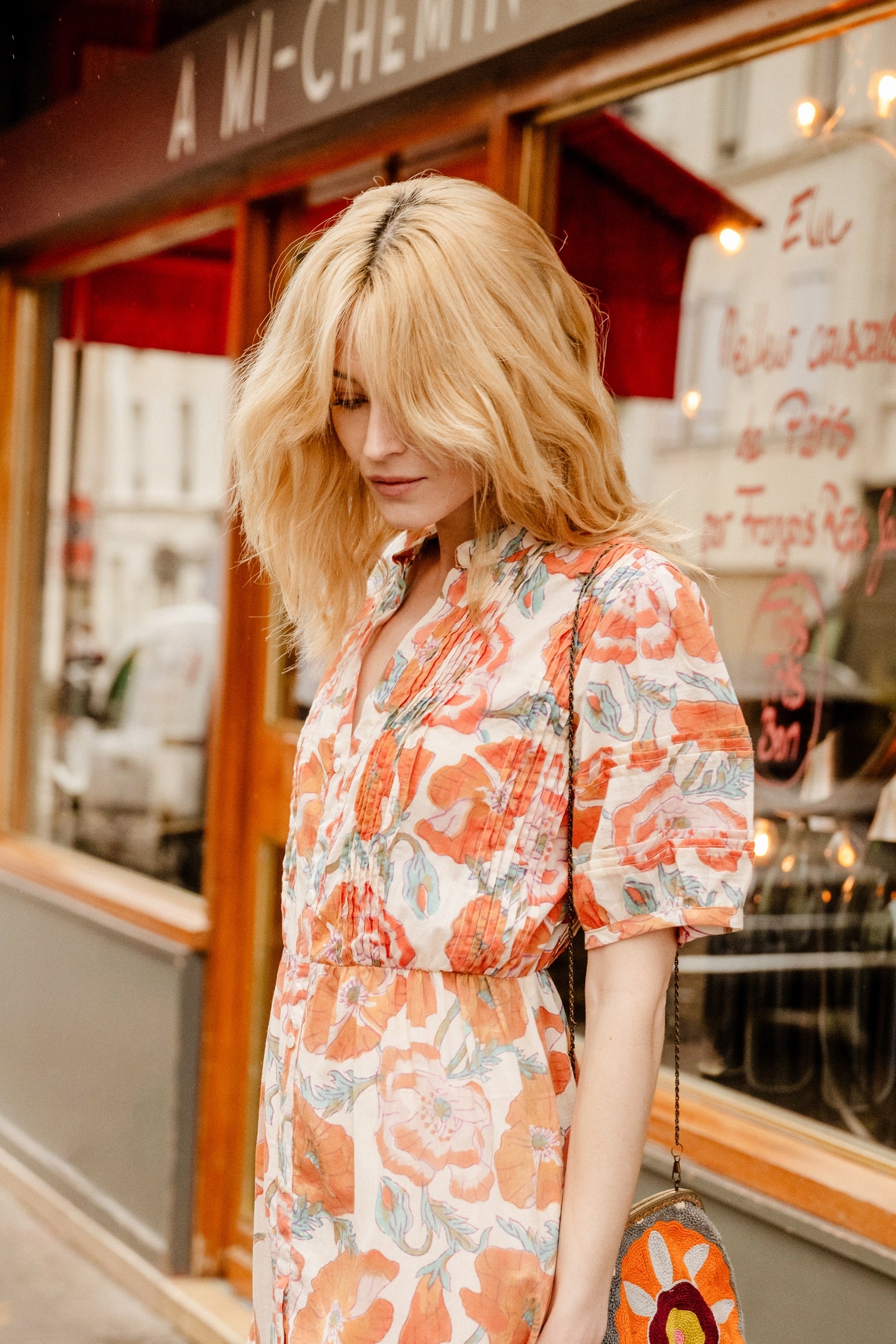 Robe Butterfly ABRICOT