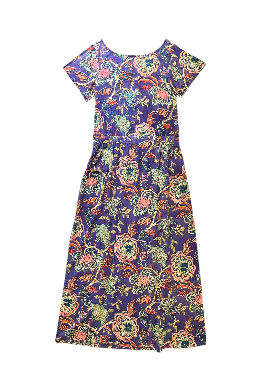 robe dos nu coton indien