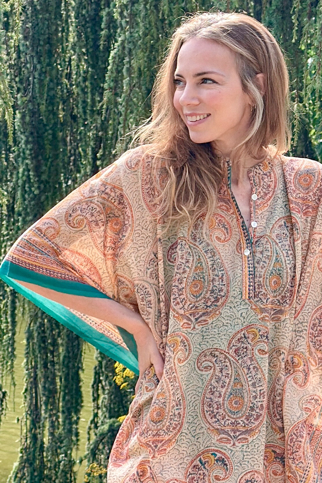 ROBE KAFTAN GOLD