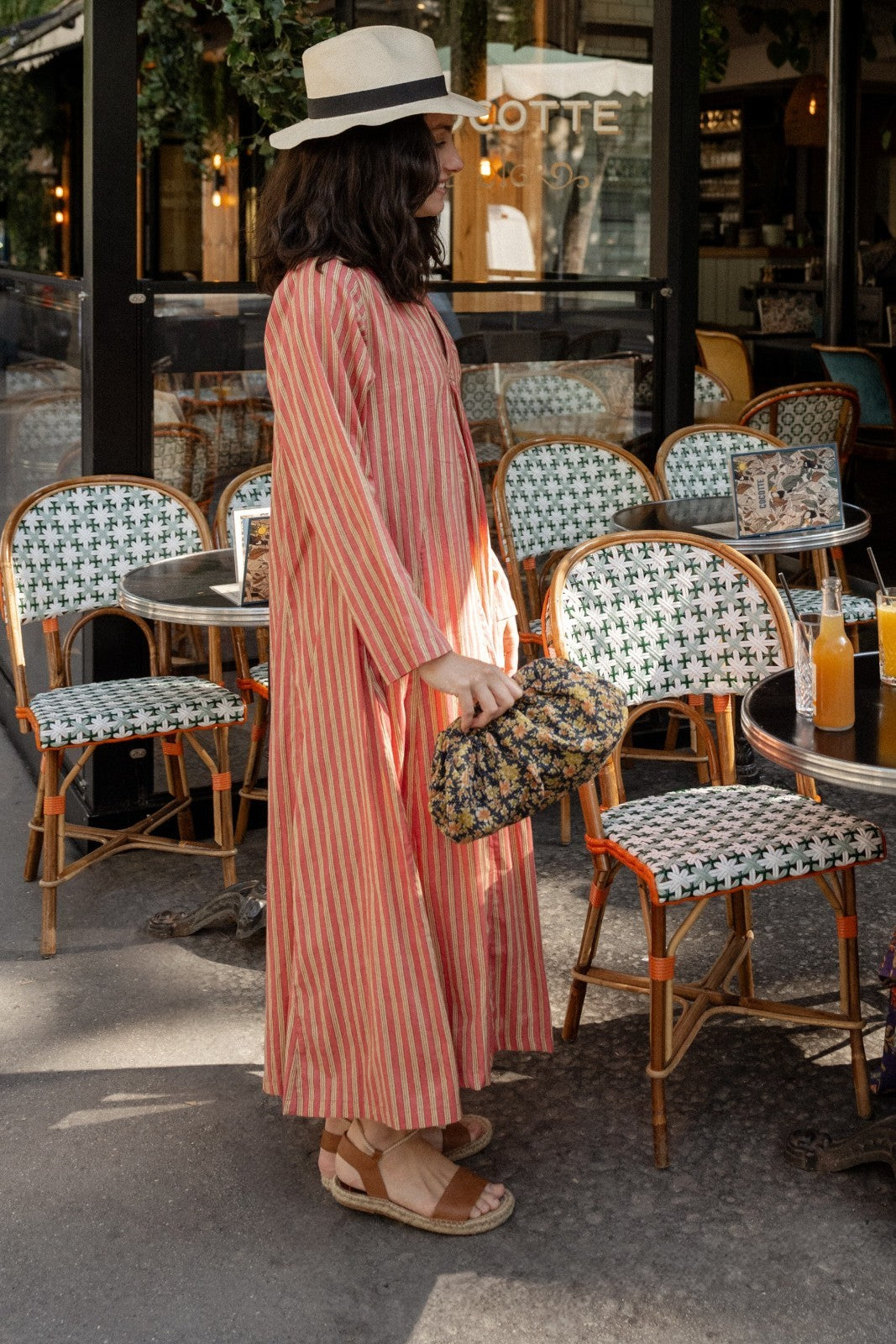 robe manche longue palladio coton indien