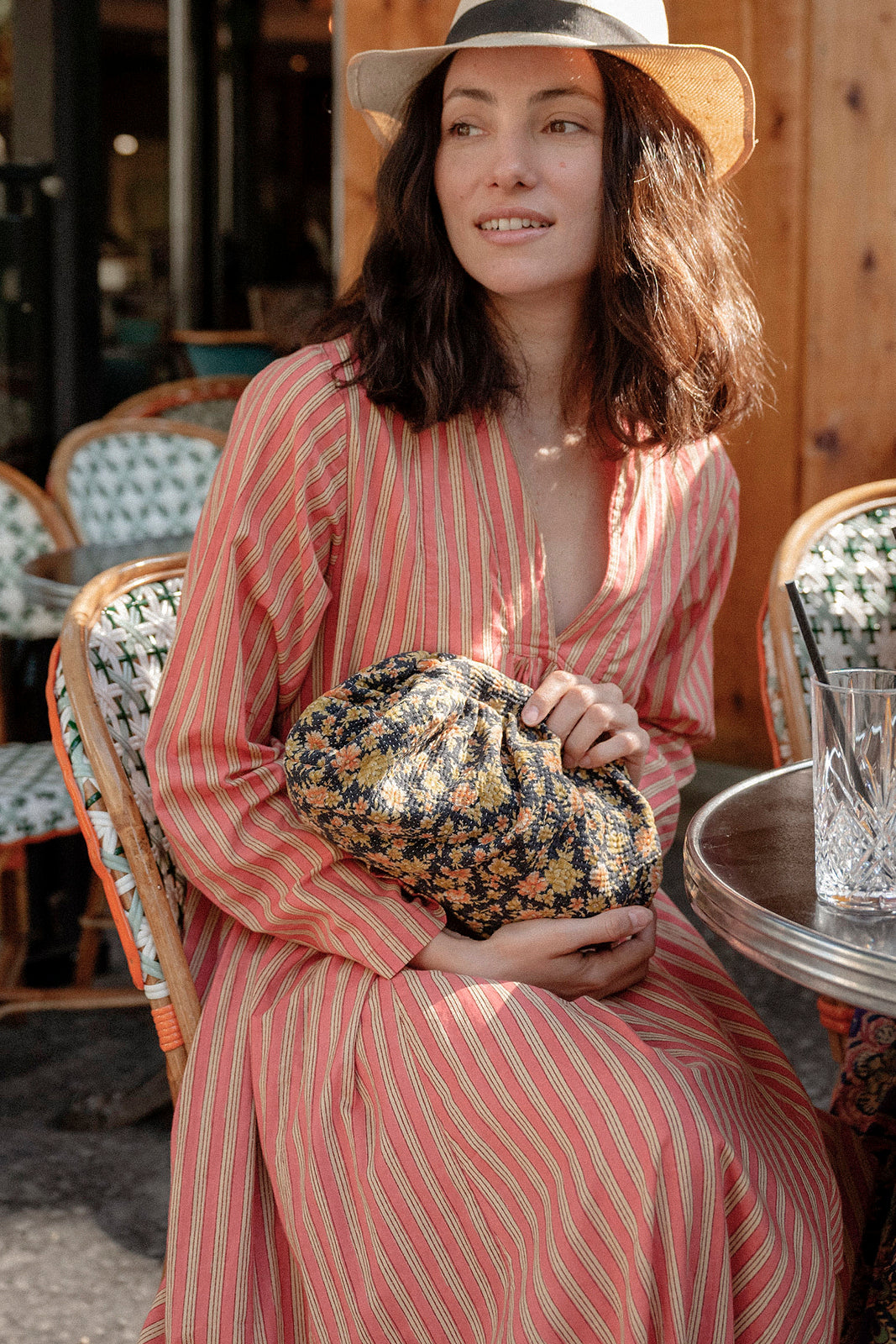 robe manche longue palladio coton indien