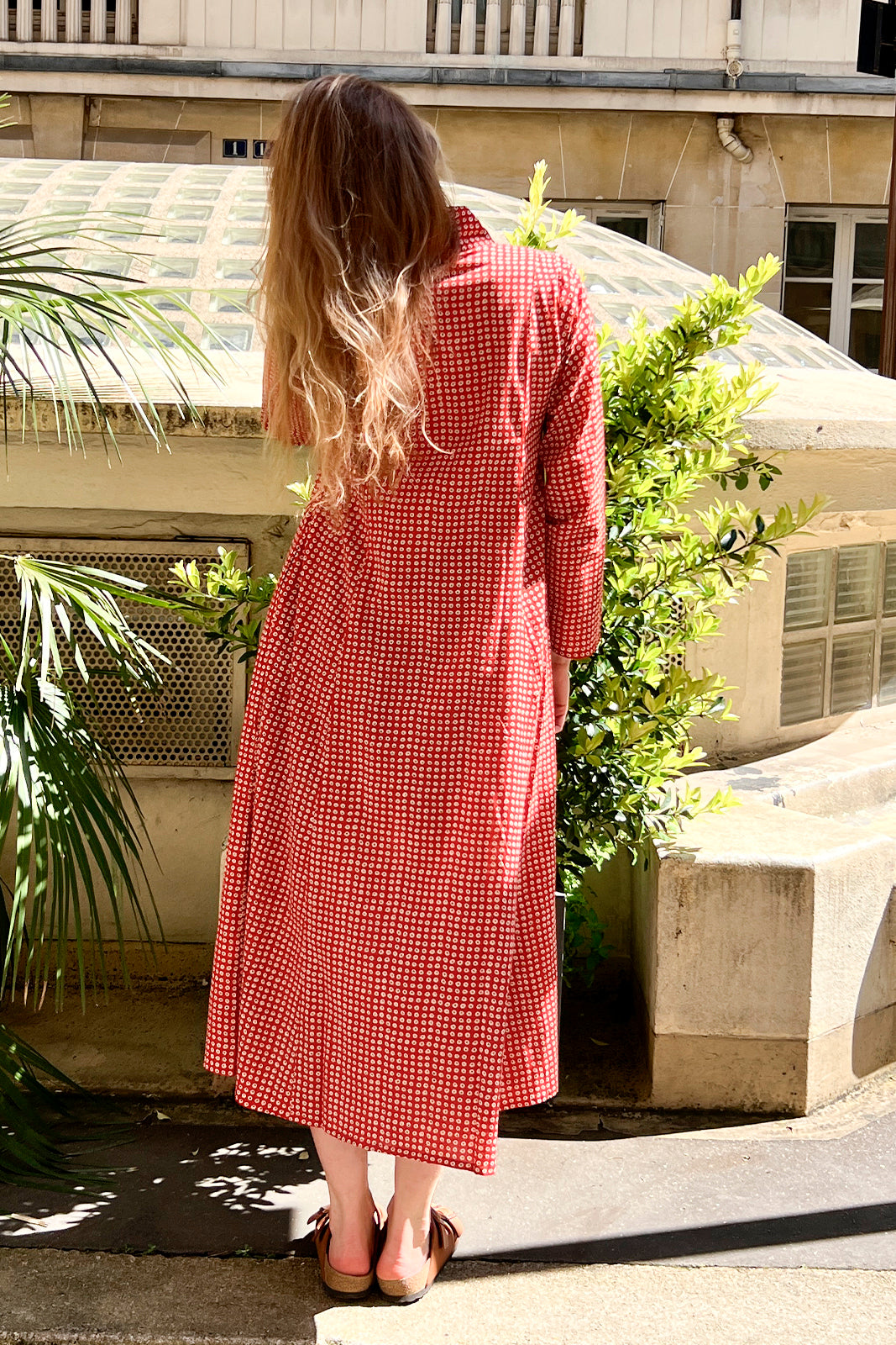 robe manche longue palladio coton indien