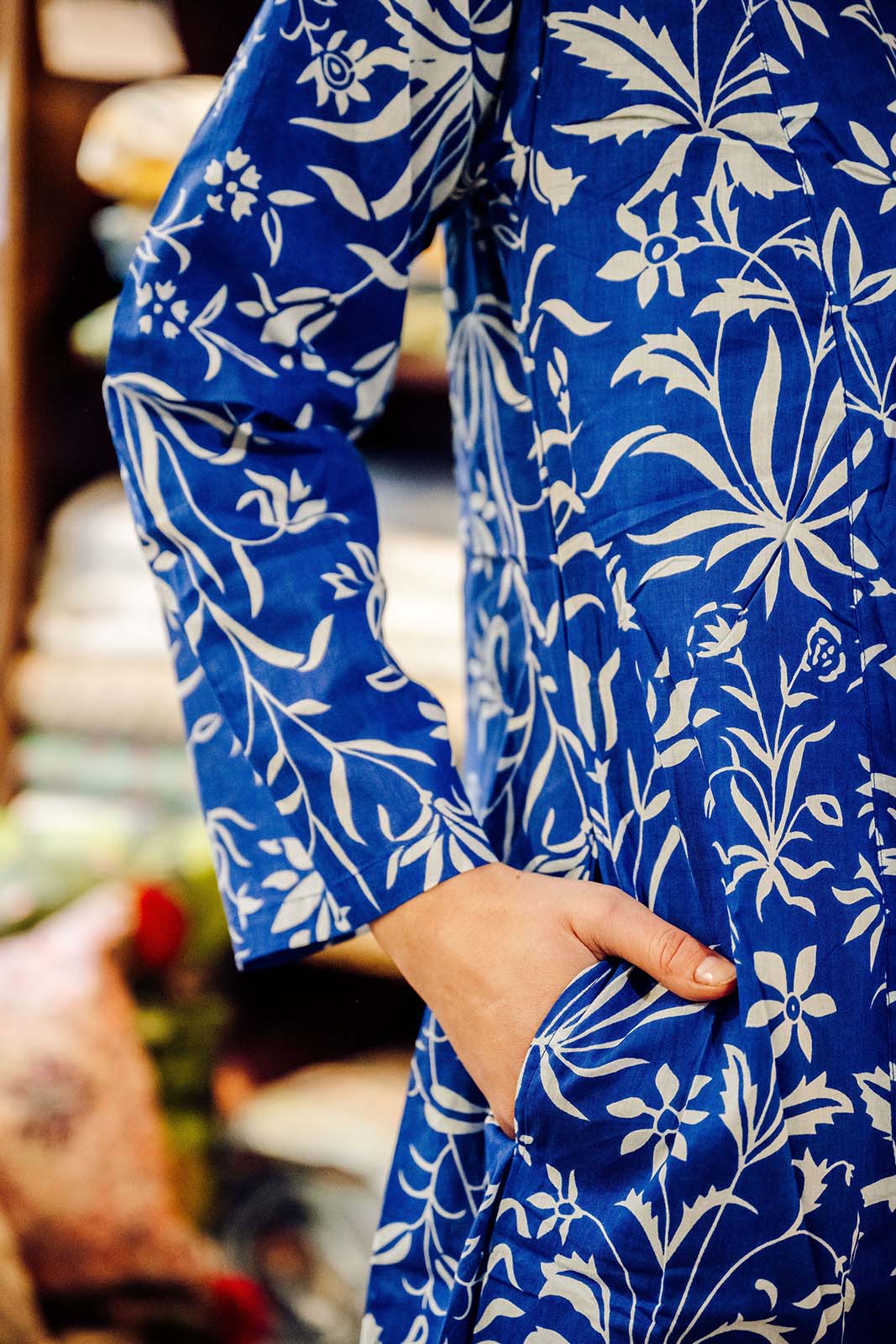 robe manche longue palladio coton indien