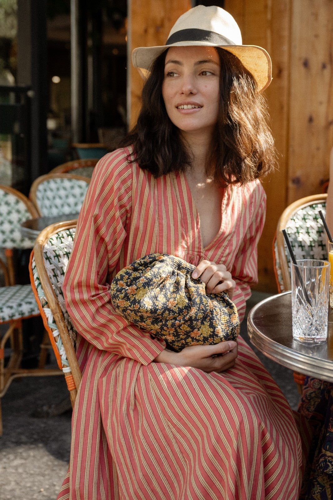 Robe Palladio STRIPES CORAIL