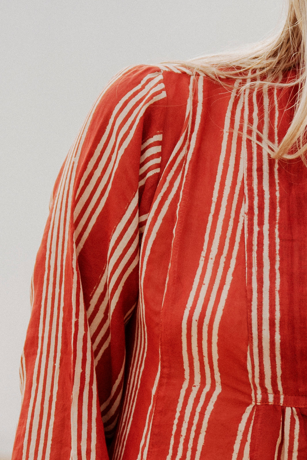 Robe Palladio STRIPES ROUGE