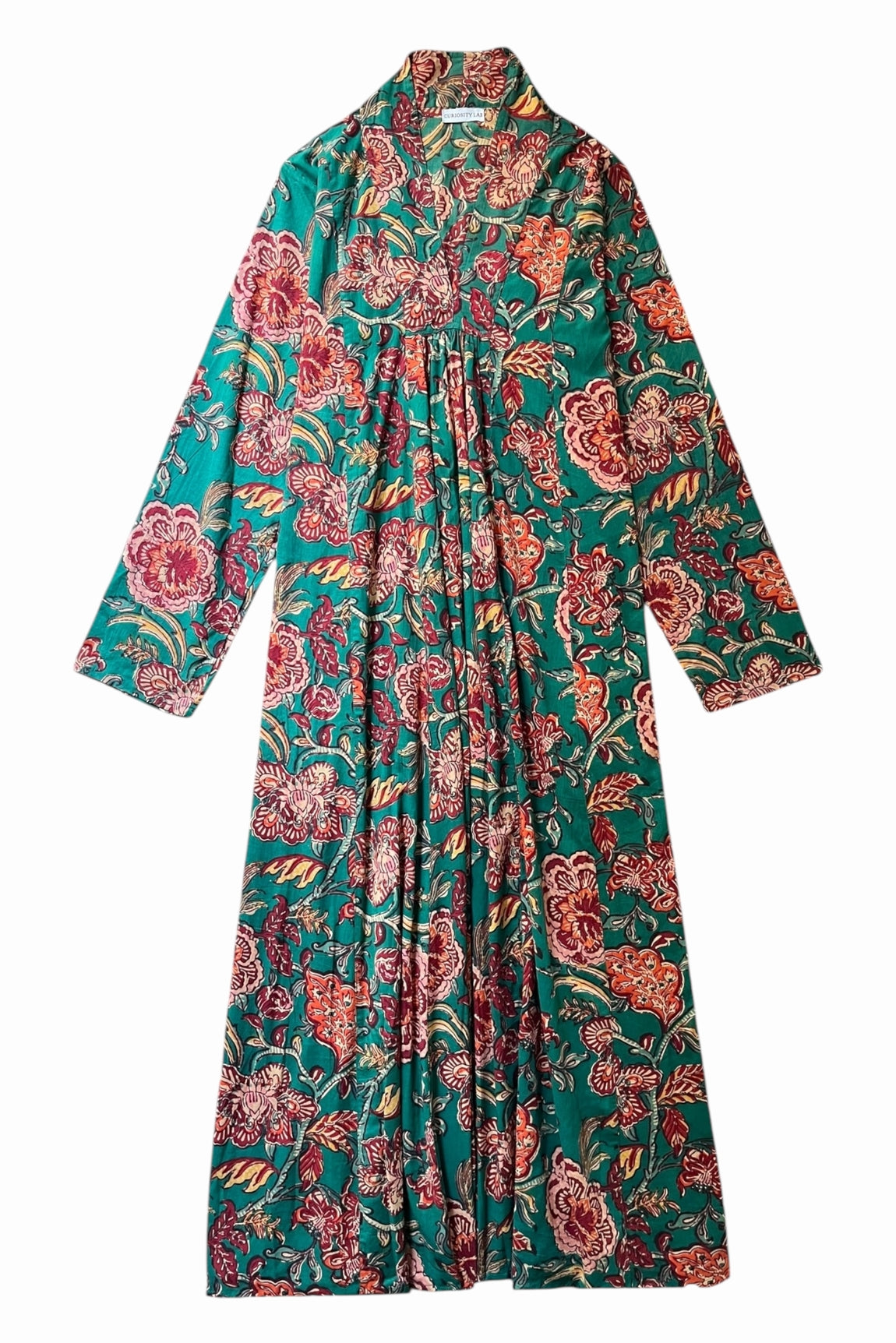 robe manche longue palladio coton indien