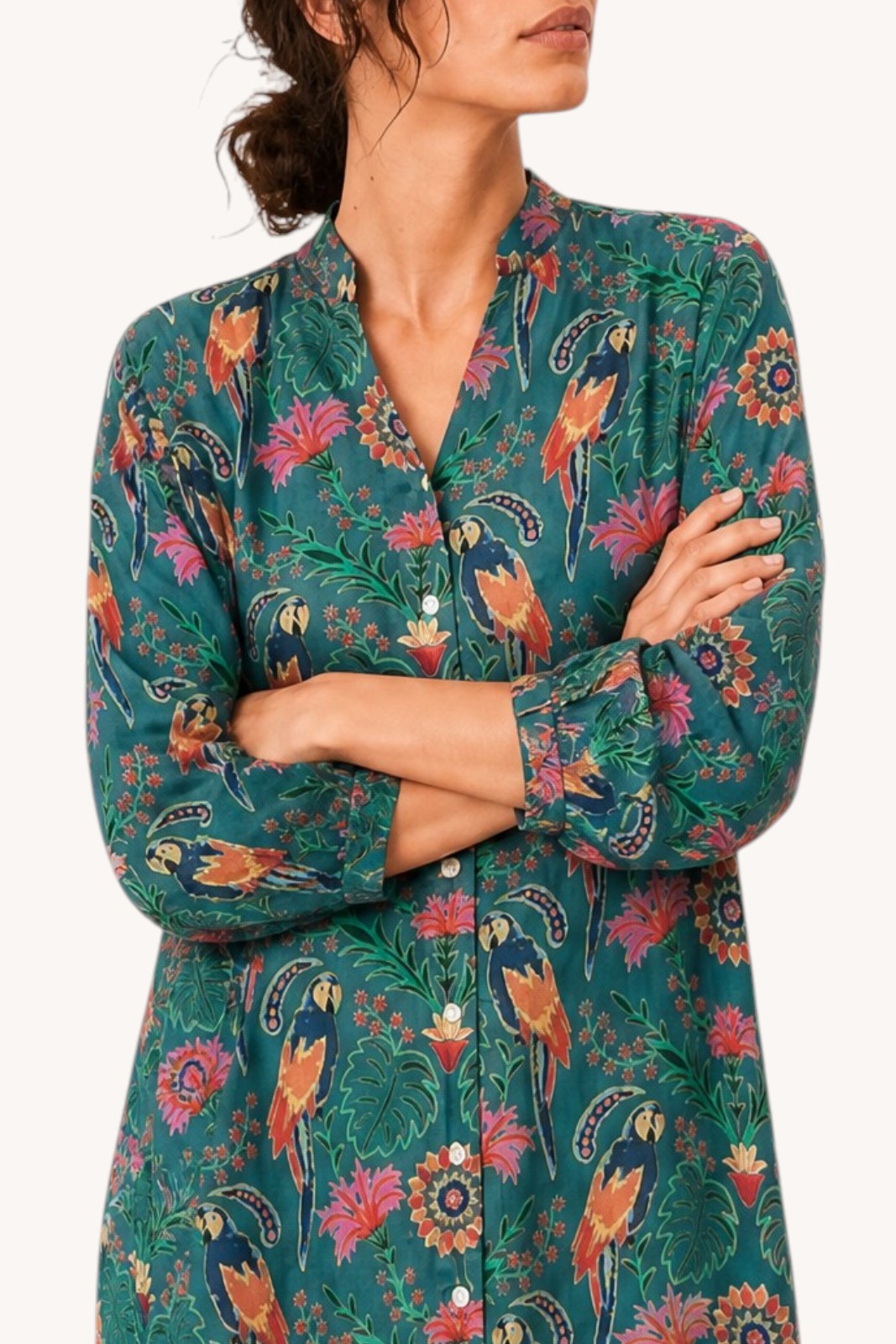 Robe Mandu PARROT GREEN