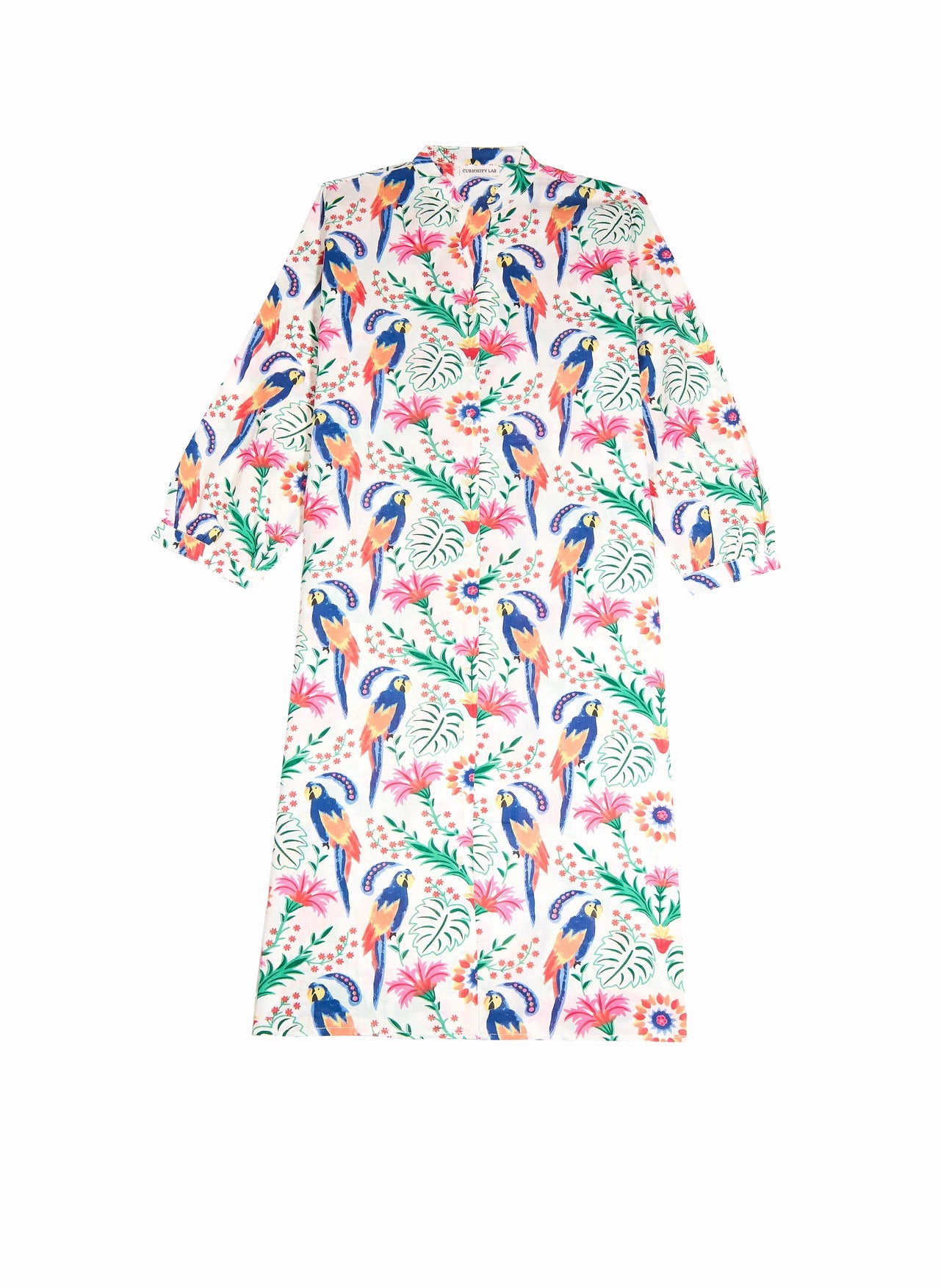 Nightdress Mandu PARROT WHITE