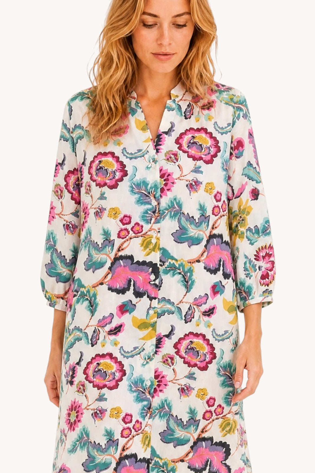 Robe Mandu VINTAGE BLANC
