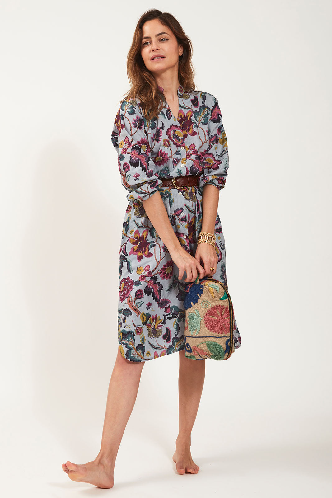 robe mandu coton indien